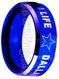 Dallas Cowboys Ring 8mm Blue Ring NFL Ring #dallas #cowboys #nfl