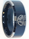 Alabama Crimson Tide Ring Wedding Band 8mm Black Ring Wedding Ring Size 4 - 17