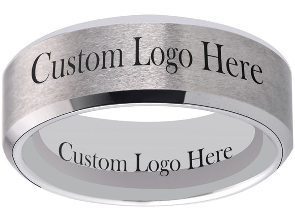 Silver Ring Custom Wedding Band - Customize it! Sizes 6-13 #custom #ring