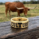 Texas Longhorns Ring | Matte Gold Ring | UT CULTURE Ring