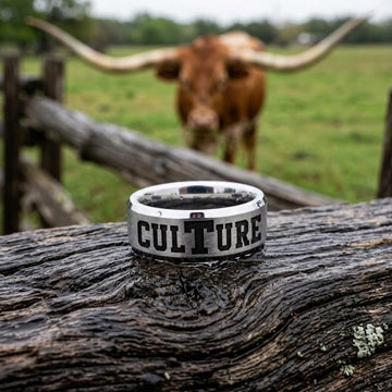 Texas Longhorns Ring | Matte Silver Ring | CULTURE Ring