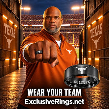 Texas Longhorns Ring | Matte Black | UT Culture RIng