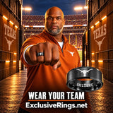 Texas Longhorns Ring | Matte Black | UT Culture RIng