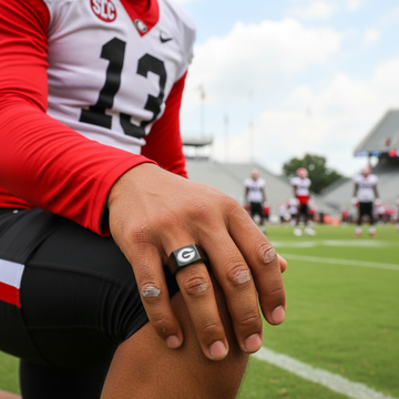 Georgia Bulldogs Ring | Black | Sizes 8-12 | Customizable