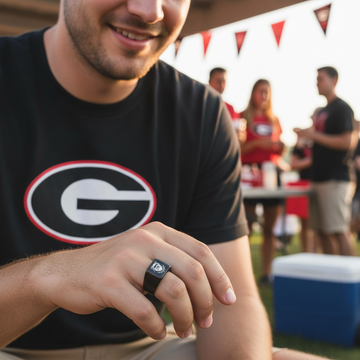 Georgia Bulldogs Ring | Black | Sizes 8-12 | Go Dawgs!