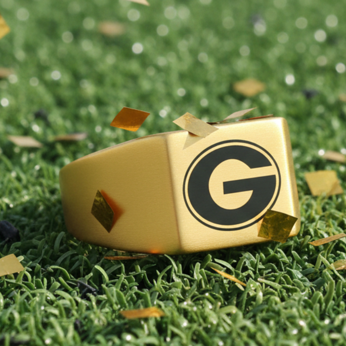 Georgia Bulldogs Ring Bulldogs Logo Ring Gold #uga #bulldogs