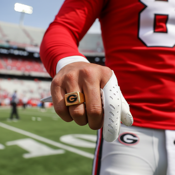 Georgia Bulldogs Ring Bulldogs Logo Ring Gold #uga #bulldogs